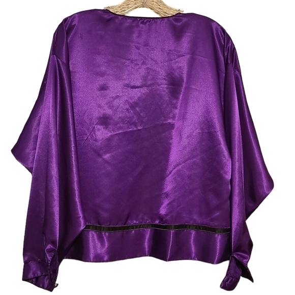 Victoria's Secret Gold | Purple Vintage Two-Piece Lounge Set (Size Medium) - Picture 9 of 16
